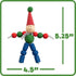 READY 2 LEARN Christmas Crafts - Create Your Own Bead Elves - Set of 4 DIY Ornaments for Kids Decoration