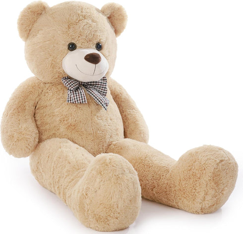 Poutmac Big Teddy Bear 4Ft Giant Soft Stuffed Animals, Cute Plush Toy for Valentine's Christmas Birthday