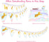 Magical Unicorn Invitations - 12 LARGE Invitations + 12 Envelopes, DOUBLE SIDED