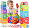DICROON Wooden Number Building Blocks & Stacking Toys for Toddlers 3+ Years Old,