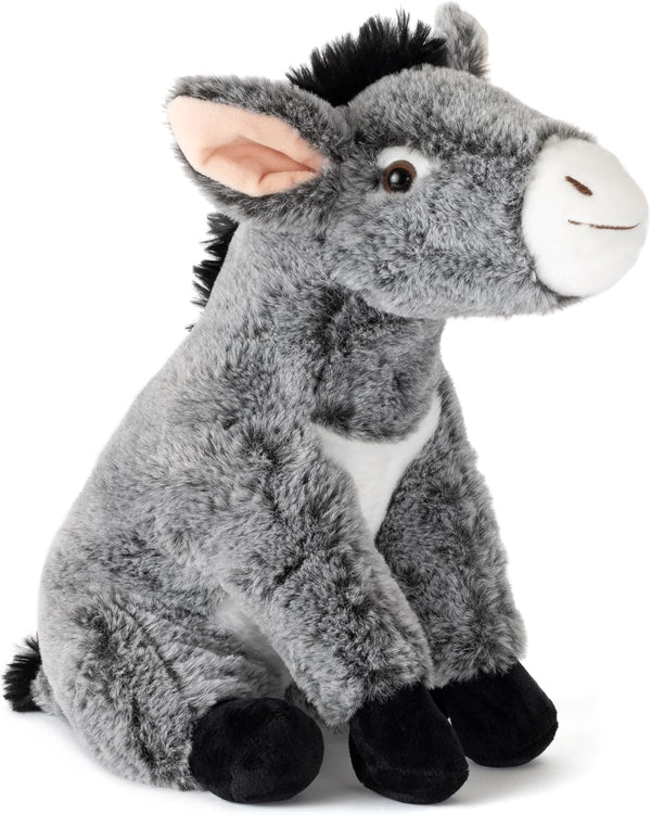 The Petting Zoo Donkey Stuffed Animal Plushie, Gifts for Kids, Wild Onez