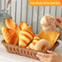 Joeabor 8pcs Set, Artificial Bread Realistic Fake Food for Display, Fake Bread for Decoration, Faux Food Props