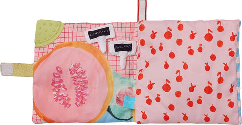 Mini-Apple Farm Soft Crinkle Book - Engaging Tactile Toy for Babies