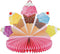 Fun Express I Scream For Ice Cream Centerpiece, Birthday Party Decor, 1 Piece