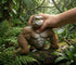 Brown Stretchy Gorilla Fidget Toy, Heavy Duty Sand-Filled Rubber Monkey Squishy, Stress Relief Ape with Goofy