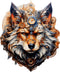 Wooden Puzzles for Adults - Mechanical Gearwolf Wooden Jigsaw Puzzle - Unique