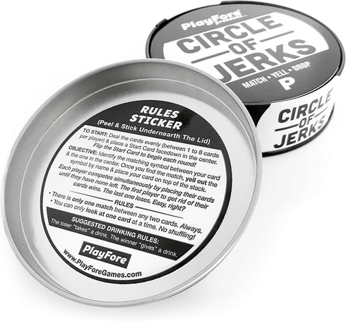 CIRCLE of JERKS: The Fast-Paced Party Card Game for Adults | Competitive, Hilarious, Easy to Learn