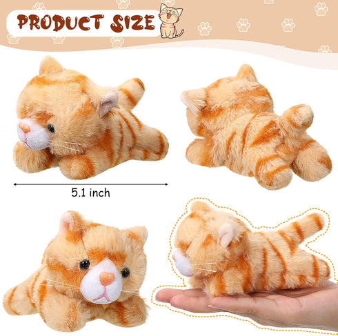 8 5 Inch Sumind Pcs Cat Stuffed Animals Bulk Plush Pets Cute Assorted Plush Cats Horse for Birthday Halloween Christmas