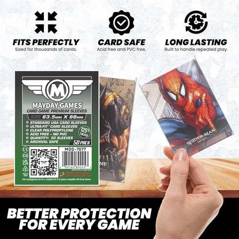 Mayday Games Premium Card Sleeve Bundle for Legendary Games by Mayday