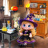54 1:12 30 Rileryan Pcs Scale Magic Witchy House Kit Halloween Miniatures Furnitures Accessories Mini Wooden Bookshelf