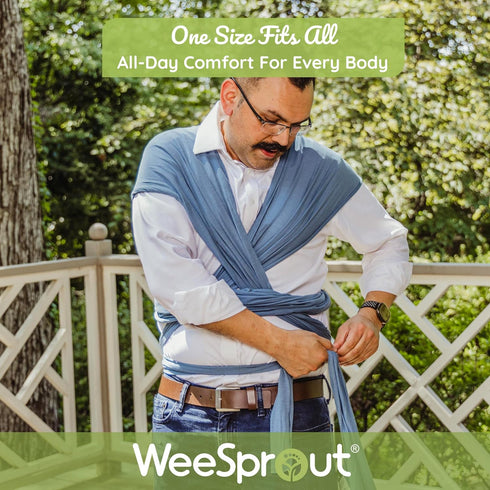 WeeSprout Baby Wraps Carrier - Perfect Child Sling for Newborn and Infant, Enhances Bonding, Soft and Breathable, Ideal