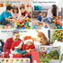 COUOMOXA Marble Run Building Blocks, Classic Large Blocks Maze Track Sets for Toddlers, Educational STEM Toys