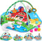 Windidi Farm Animal Baby Gym Play Mat, 9-in-1 Tummy Time Mat with 7