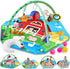 Windidi Farm Animal Baby Gym Play Mat, 9-in-1 Tummy Time Mat with 7
