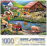 Bits and Pieces - 1000 Piece Jigsaw Puzzle for Adults - Watering Hole Farm Animals by Mary Thompson