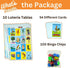 Set 100 20 The Original Lotera Mexican Bingo Game - Complete with Bingo Chips for Players - Authentic Lotera de Lujo