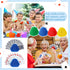 4 Pcs Kids Card Holders, Playing Card Holder for Kids, Plastic Tray for Adults, Happy New Year Family Card Game