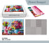 Jigsaw Puzzles for Adults, 2 Pack 1000 Pieces, Flower & Colorful Succulent Puzzles for MOM, Women & Men