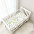 miaozhen 1 Pack 52x28 Cotton Baby Crib Sheets Soft Cute Doodle Drawings Flower Fruit Cake Colorful Crib Mattress Sheet