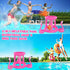 Pool Toys for Kids Adults, Inflatable Pool Basketball Hoop & Ring Toss Game, 2-in-1 Floating Outdoor Party Water Toy