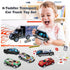 JODUDLR 3-4 Set 12 3-7 Toddler Toys for Year Old Boys,Large Transport Cars Carrier Truck Toys with Die cast Vehicles