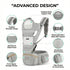 Sunflower Holdings 6 1 Adjustable Baby Hip Carrier with Detachable Hip Seat and Head Support, in Toddler Carrier