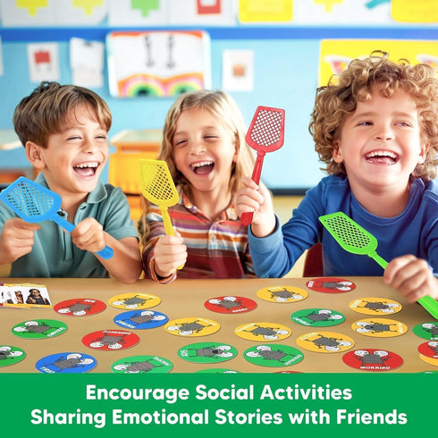 W/56 Garybank Emotions Swat Games for Kids Social Emotional Learning Activities, Emotion Cards, Speech Therapy