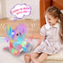 12'' Glow Guards Light up Peek-a-Boo Elephant Stuffed Animal Musical Rainbow Elephant Singing Stuffed Animal Electric