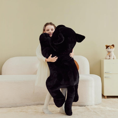 Toy,30" IKASA Black Cat Stuffed Animals Plush Toys,Giant Big Large Jumbo Soft Cute Huge Size Fluffy Plushy Fat