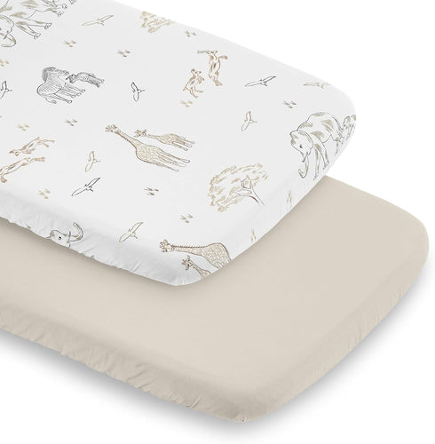 Sweet Jojo Designs Jungle Safari Animals Boy Girl Unisex/Gender Neutral Baby Bassinet