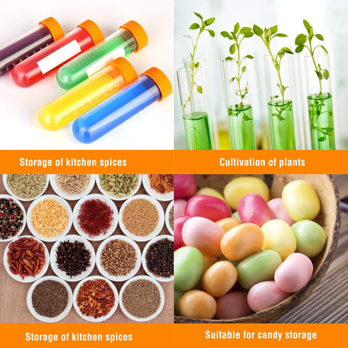 Primary Science Jumbo Test Tubes with Stand, Set of 10 Tubes for Ages 3+