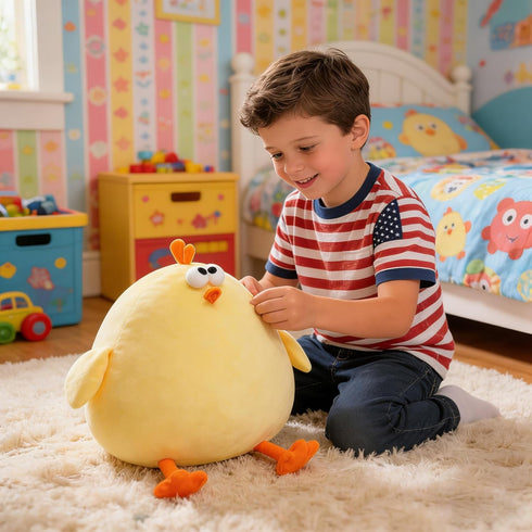 PAKEHA Giant Stuffed Animal, Chicken Plush, Chicken Stuffed Animal, Chicken Pillow, Funny Chicken Stuffed Animal
