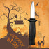 Sumind 4 Pieces Retractable Fake Knife, Gag Magic Toy, Halloween Joke Disappear Blade Trick