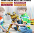 STOULKD 6-12 Animal Transforming into Leopard Robot Toy with Tiger Action Figure, Deformation Robot for Boys & Girls