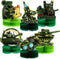 6 Pcs Army Camo Party Decorations - Military Themed Honeycomb Centerpieces for Birthday Baby Shower Table Decor