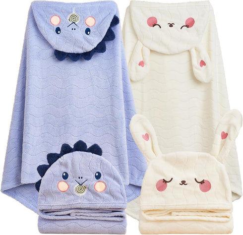 Toddler Towels Hooded Kids Bath Towels 0-6 Years Unisex Toallas para Bebe
