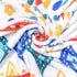 Cozy 30x40 Inch, Whale Flotilla Flannel Fleece Swaddle Blanket, Soft Warm Swaddle Toddler Blanket with Printed Geometry