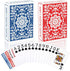 Metsyth Plastic Playing Cards Waterproof Cards Poker Card 2 Pack Playing Card Large