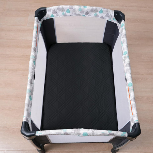 2 Pack Pack david's kids Waterproof Mini Crib Mattress Protector, Fit N Play, Playard and Mini Crib Mattresses, Ultra