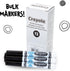 Crayola Washable Markers - Black (12ct), Kids Broad Line Markers for Classrooms & Teachers