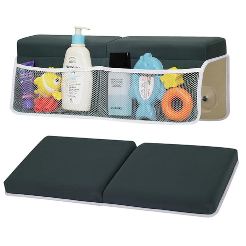 Comfortable Baby Bath Kneeler and Elbow Rest Pad Set, Thick Memory Foam