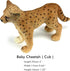 Playset 2-Piece FUNSHOWCASE African Jungle Animals Toy Cheetahs Figure Realistic Plastic Figurine Lot