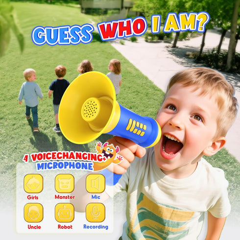 Windidi 3,4,5,7,8,9 Rechargeable Voice Changer for Kid, Mini Megaphone,Toys for Years Old Boy Girl Birthday Gifts