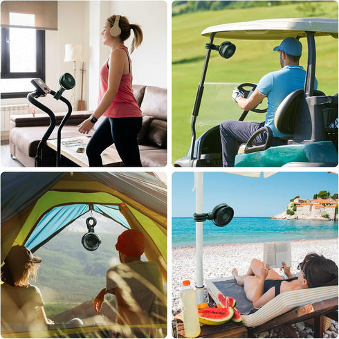 Fan,4 720 JISULIFE Battery Operated Portable Stroller Wind Speeds and Adjustable Angle,USB Rechargeable Handheld Mini