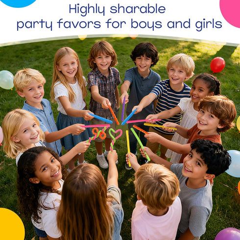 24Pcs Fidget Toys Bulk for Kids: Textured Silicone Sensory Sticks, Fidgets for Classroom Prizes, Birthday Party Favors