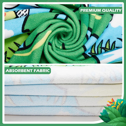 3 Pack Baby(47 24 Inch,Shark, Chumia Kids Hooded Beach Poncho Towels Toddler Swim Pool Bath Towels with Hood Thicker