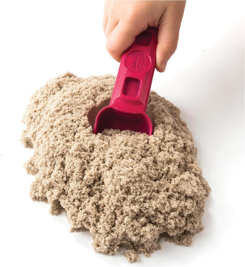 Kinetic Sand Folding Sand Box, 2lbs of All-Natural Play Sand, 7 Molds and Tools