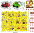 3-5 Set, 3 4 5 6 Plastic Puzzles for Kids Ages with Toy Cars (Excavator + Dump Truck), Toddler Puzzle Track Car Play