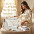 Extra Large Diaper Tote Bag with Shoe Compartment & Pacifier Pocket, Travel Baby Diaper Bag for Mom, Hospital Maternity