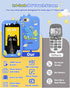 Kids Toy Smartphone for Boys Ages 3-8, Fake Play Phone with Music Player, Dual Camera, and Puzzle Games